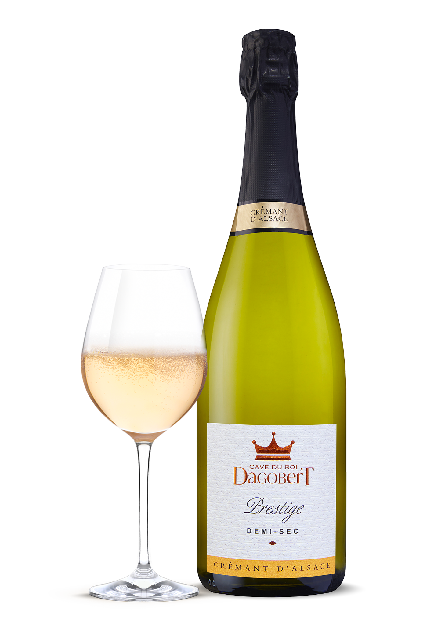 Crémant Dagobert Prestige Weiß halbtrocken