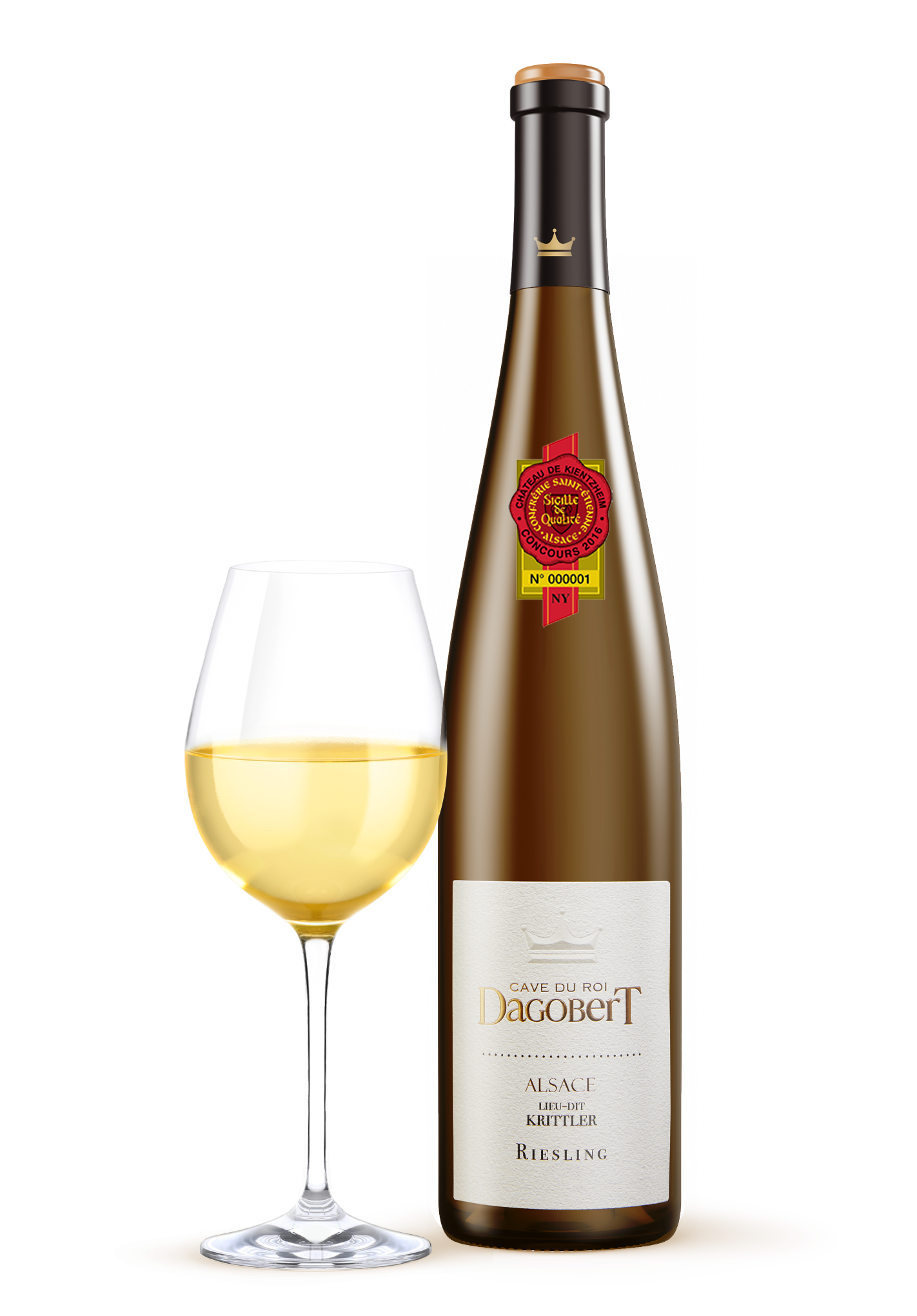 Riesling Lieu-dit Krittler Sigillé Confrérie Saint Etienne