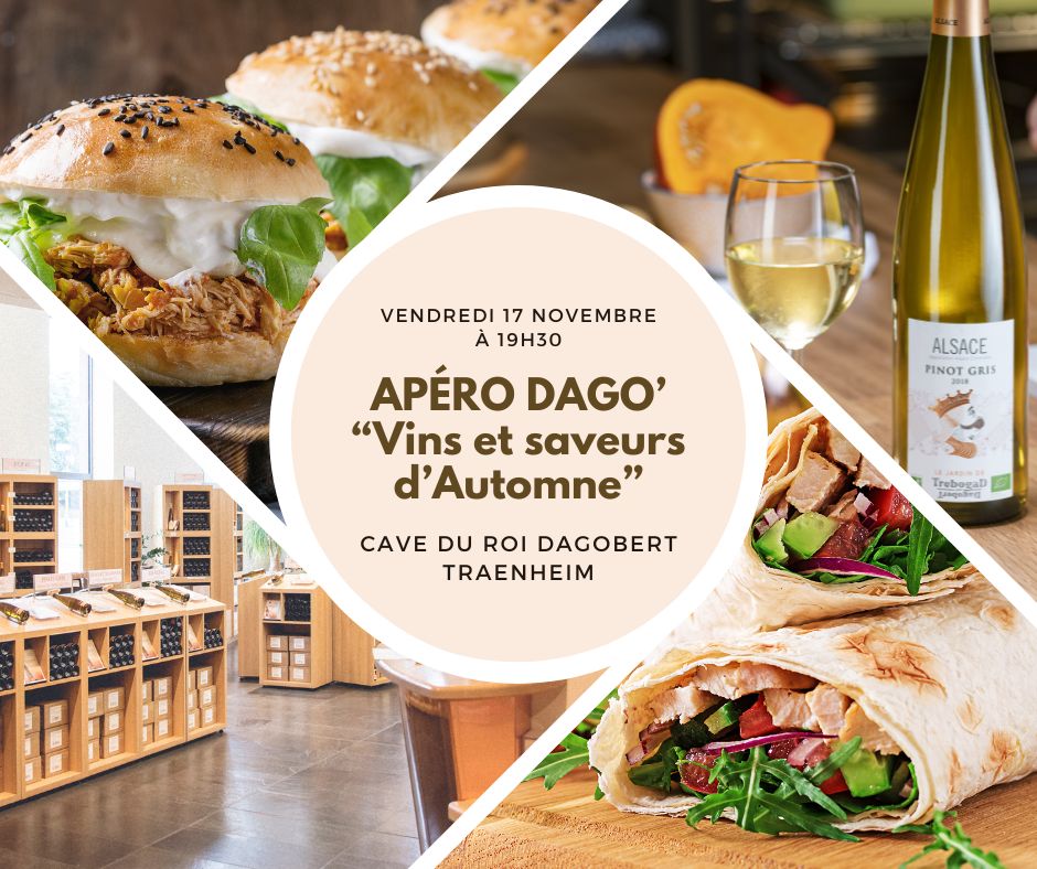 Apéro’Dago – vins et saveurs d’Automne – 17/11/23 19h30