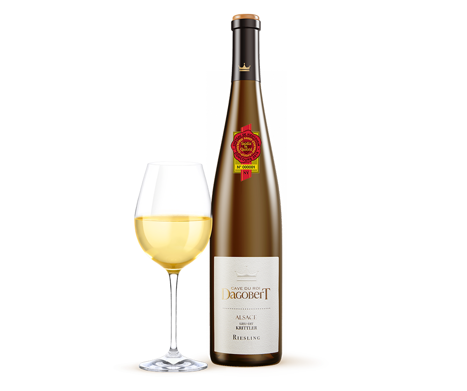 Le Sigillé de la Confrérie Saint-Etienne pour notre Riesling Krittler